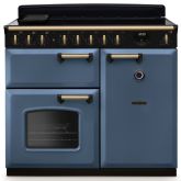 Rangemaster Classic Deluxe 100cm Induction Hob Double Oven Electric Range Cooker