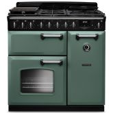 Rangemaster Classic Deluxe 90cm Gas Hob Double Oven Dual Fuel Range Cooker