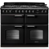 Rangemaster Classic Deluxe 110cm Gas Hob Triple Oven Dual Fuel Range Cooker
