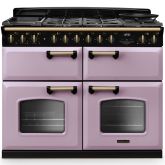 Rangemaster Classic Deluxe 110cm Gas Hob Triple Oven Dual Fuel Range Cooker