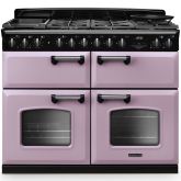 Rangemaster Classic Deluxe 110cm Gas Hob Triple Oven Dual Fuel Range Cooker