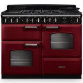 Rangemaster Classic Deluxe 110cm Gas Hob Double Oven Dual Fuel Range Cooker