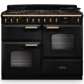 Rangemaster Classic Deluxe 110cm Gas Hob Double Oven Dual Fuel Range Cooker