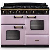 Rangemaster Classic Deluxe 110cm Gas Hob Double Oven Dual Fuel Range Cooker