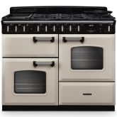 Rangemaster Classic Deluxe 110cm Gas Hob Double Oven Dual Fuel Range Cooker