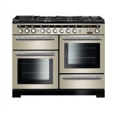 Rangemaster Encore Deluxe 110cm 7 Ring Mixed Hob Two Oven Dual Fuel Range Cooker