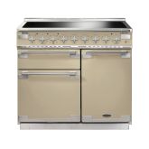 Rangemaster Elise 100cm 5 Zone Induction Hob Double Oven Electric Range Cooker