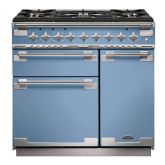 Rangemaster Elise 90cm 5 Burner Gas Hob Double Oven Dual Fuel Range Cooker