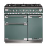 Rangemaster Elise 90cm 5 Burner Gas Hob Double Oven Dual Fuel Range Cooker