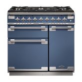 Rangemaster Elise 90cm 5 Burner Gas Hob Double Oven Dual Fuel Range Cooker