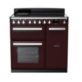 Rangemaster Estel Deluxe 90cm 5 Zone Induction Double Oven Electric Range Cooker