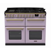 Rangemaster Estel Deluxe 110cm 7 Ring Gas Hob Triple Oven Dual Fuel Range Cooker