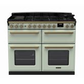 Rangemaster Estel Deluxe 110cm 7 Ring Gas Hob Triple Oven Dual Fuel Range Cooker