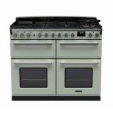 Rangemaster Estel Deluxe 110cm 7 Ring Gas Hob Triple Oven Dual Fuel Range Cooker