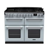 Rangemaster Estel Deluxe 110cm 7 Ring Gas Hob Triple Oven Dual Fuel Range Cooker