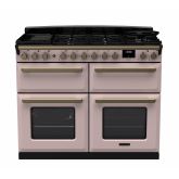 Rangemaster Estel Deluxe 110cm 7 Ring Gas Hob Triple Oven Dual Fuel Range Cooker