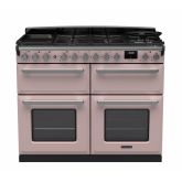 Rangemaster Estel Deluxe 110cm 7 Ring Gas Hob Triple Oven Dual Fuel Range Cooker