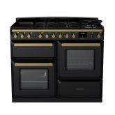 Rangemaster Estel Deluxe 110cm 7 Ring Gas Hob Double Oven Dual Fuel Range Cooker