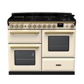 Rangemaster Estel Deluxe 110cm 7 Ring Gas Hob Double Oven Dual Fuel Range Cooker