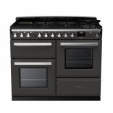 Rangemaster Estel Deluxe 110cm 7 Ring Gas Hob Double Oven Dual Fuel Range Cooker