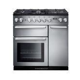 Rangemaster Nexus 90cm 5 Burner Gas Hob Double Oven Dual Fuel Range Cooker