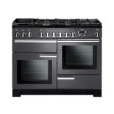 Rangemaster Professional Deluxe 110cm 7 Burner Hob 2 Oven Dual Fuel Range Cooker