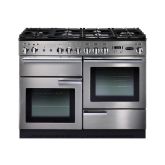 Rangemaster Professional+ 110cm Gas Hob Double Oven Dual Fuel Range Cooker