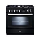 Rangemaster Professional+FXP 90cm 5 Gas Burner Single Oven Dual Fuel Range Cooker