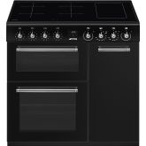 Smeg Concerto 90cm 5 Zone Induction Hob Double Oven Electric Range Cooker