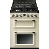 Smeg Victoria 60cm 4 Burner Double Oven Dual Fuel Mini Range Cooker