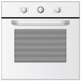Statesman BSF60WH Built-In White Single Electric Fan Oven