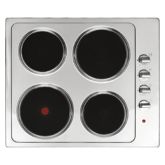 Statesman EH160SS 60cm 4 Zone Solid Plate Stainless Steel Electric Hob