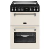 Stoves Richmond Deluxe 60cm 4 Burner Hob Double Oven Dual Fuel Mini Range Cooker