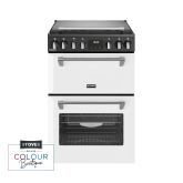 Stoves Richmond Deluxe 60cm 4 Burner Hob Double Oven Dual Fuel Mini Range Cooker