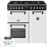 Stoves Richmond Deluxe 90cm 5 Burner Gas Hob Triple Oven Dual Fuel Range Cooker
