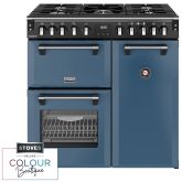 Stoves Richmond Deluxe 90cm 5 Burner Gas Hob Triple Oven Dual Fuel Range Cooker