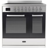 Tesla 90cm 5 Zone Ceramic Hob Double Oven All Electric Range Cooker