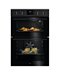 AEG 6000 SurroundCook OU5NP20B Built-In Eye-Level Double Electric Oven