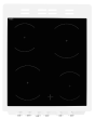 Beko KDVC563AW/M 50cm 4 Zone Ceramic Hob Double Oven Electric Cooker