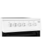 Beko KDVC563AW/M 50cm 4 Zone Ceramic Hob Double Oven Electric Cooker