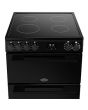 Belling Vision 60cm 4 Zone Ceramic Hob Double Oven Electric Mini Range Cooker