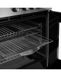 Belling Cookcentre 100cm 5 Zone Ceramic Hob Double Oven Electric Range Cooker