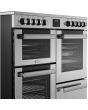 Belling Cookcentre 100cm 5 Zone Ceramic Hob Double Oven Electric Range Cooker