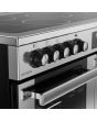 Belling Cookcentre 100cm 5 Zone Ceramic Hob Double Oven Electric Range Cooker