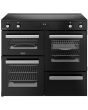 Belling Cookcentre 100cm 5 Zone Induction Hob Double Oven Electric Range Cooker