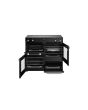 Belling Cookcentre 100cm 5 Zone Induction Hob Double Oven Electric Range Cooker