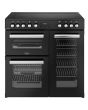 Belling Cookcentre 90cm 5 Zone Ceramic Hob Double Oven Electric Range Cooker