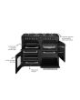Belling Farmhouse 110cm 7 Burner Gas Hob Double Oven Dual Fuel Range Cooker
