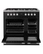 Belling Vision 90cm 5 Burner Gas Hob Double Oven Dual Fuel Range Cooker