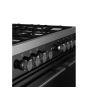 Belling Vision 90cm 5 Burner Gas Hob Double Oven Dual Fuel Range Cooker